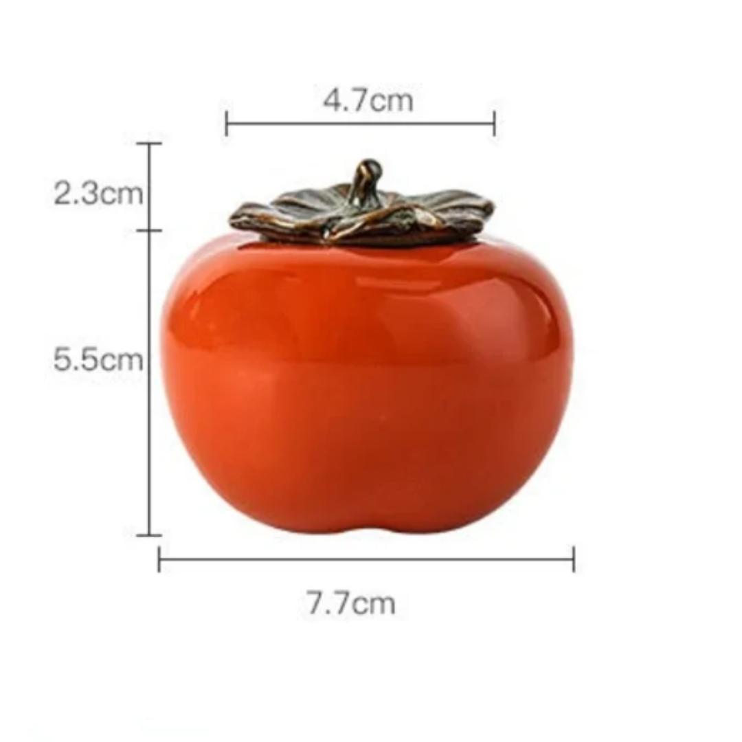 Persimmon Tea Caddie