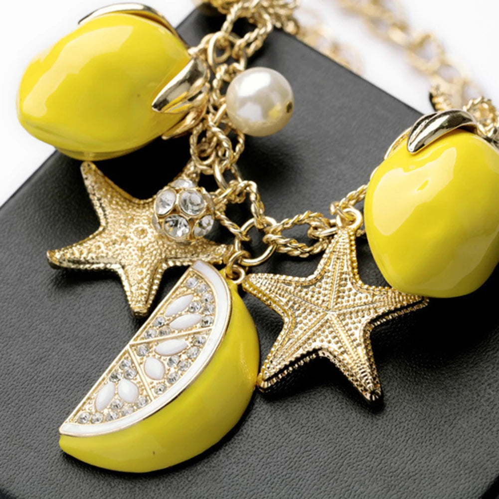 Lemon Drop Charm Bracelet