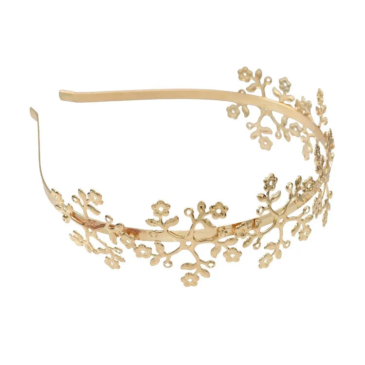 Greek Goddess Gold Leaf Tiara