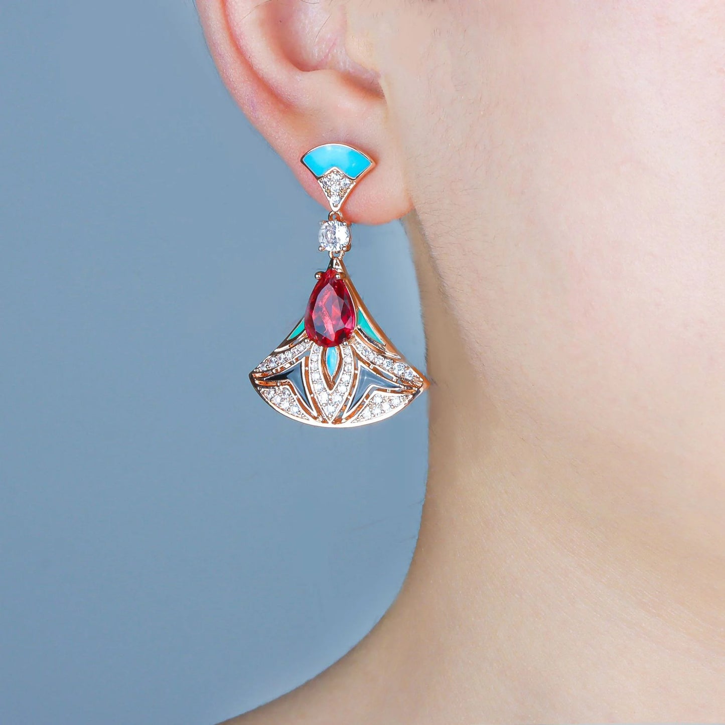 Ellis Fan Earrings