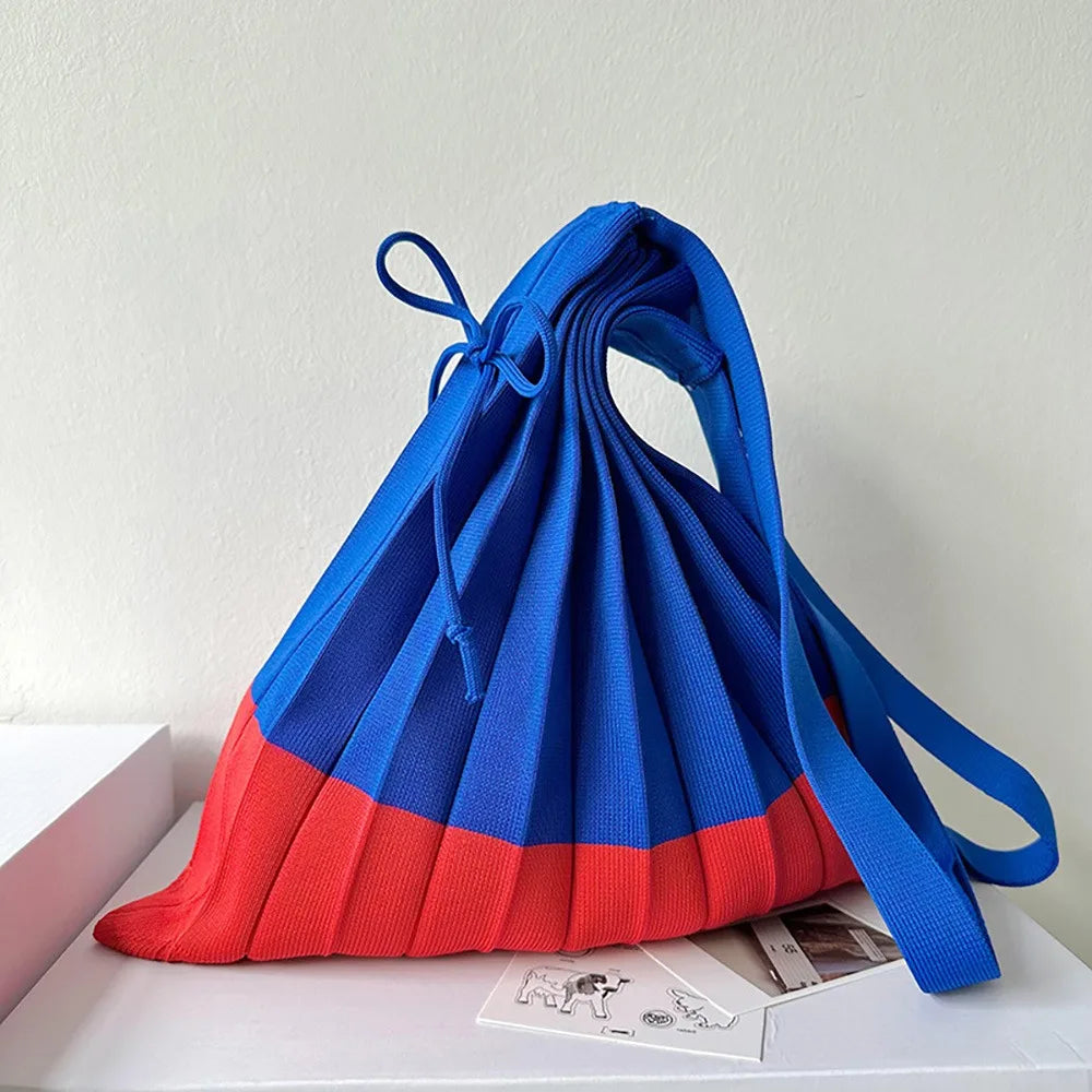 Kera Pleated Knit Bag