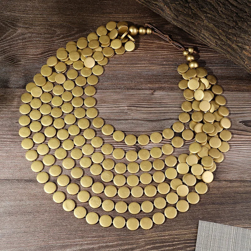 Ethnic Cascading Necklace