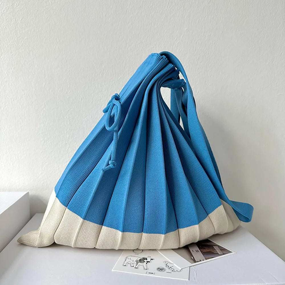 Kera Pleated Knit Bag