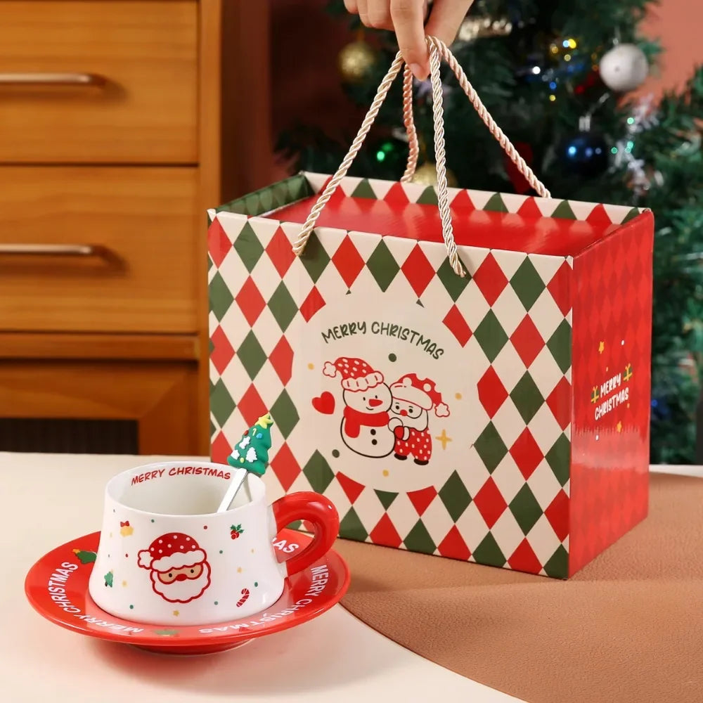 Christmas Ceramic Cup Set
