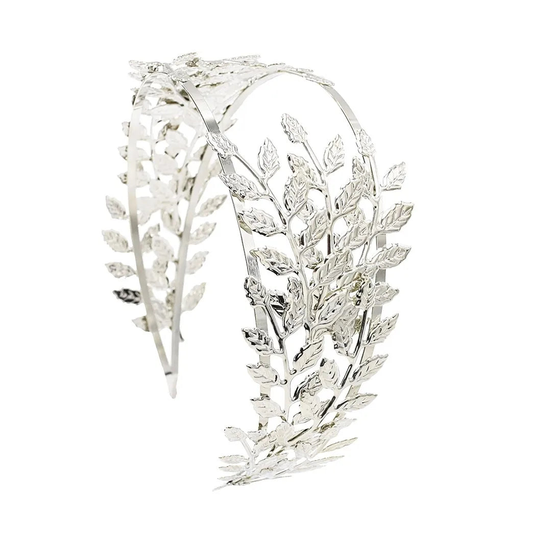 Greek Goddess Gold Leaf Tiara
