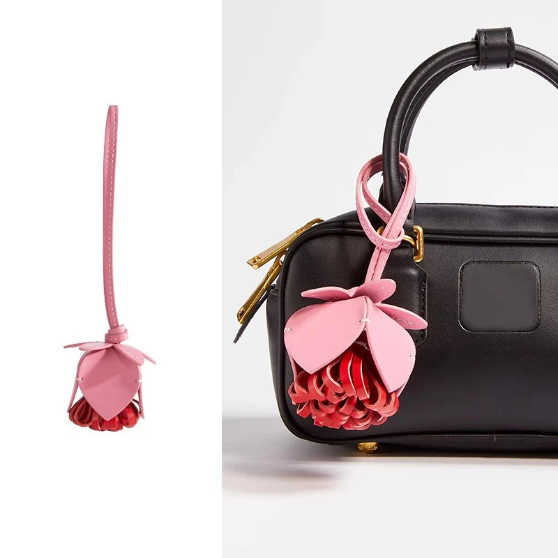 Lux Pom Pom Flower Charm