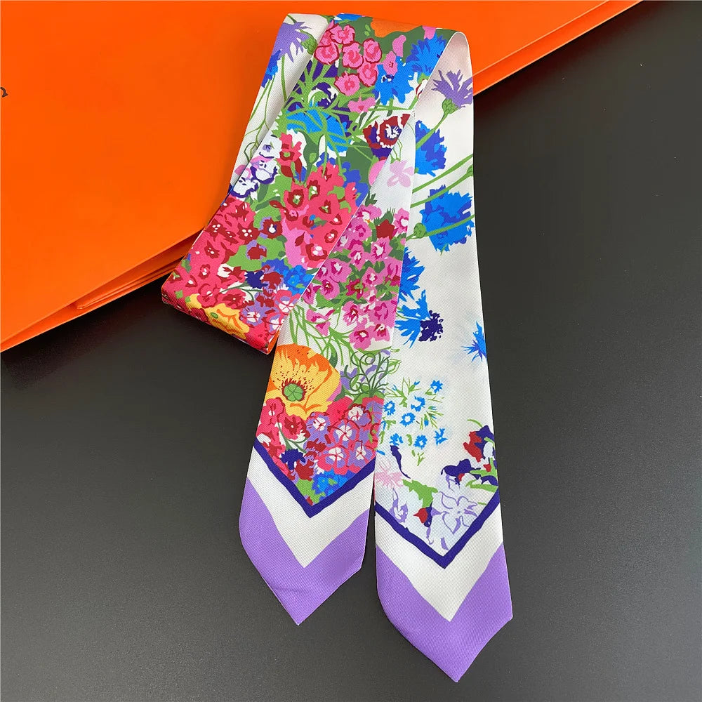 Lila Twill Scarf