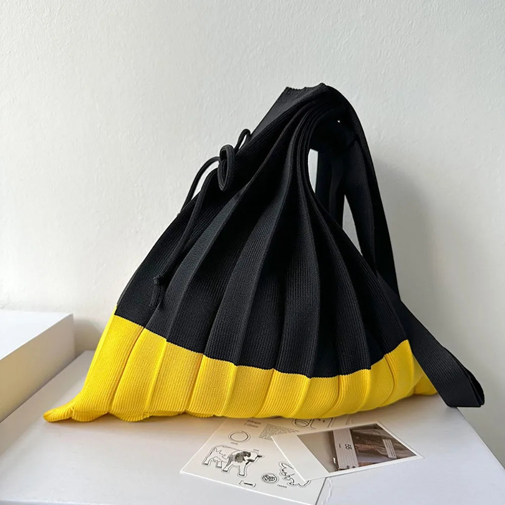 Kera Pleated Knit Bag