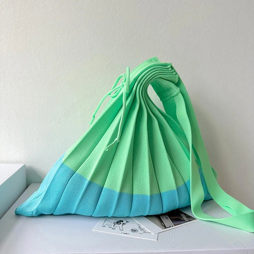 Kera Pleated Knit Bag