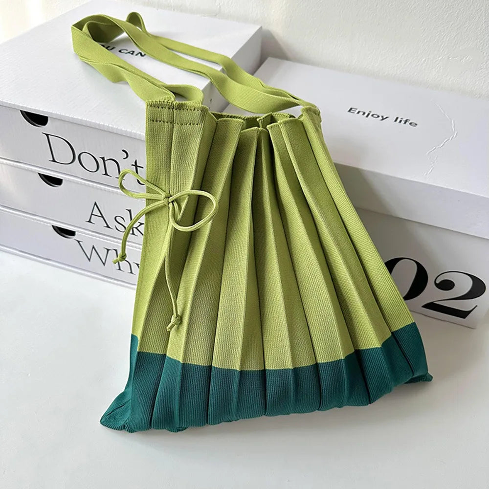 Kera Pleated Knit Bag