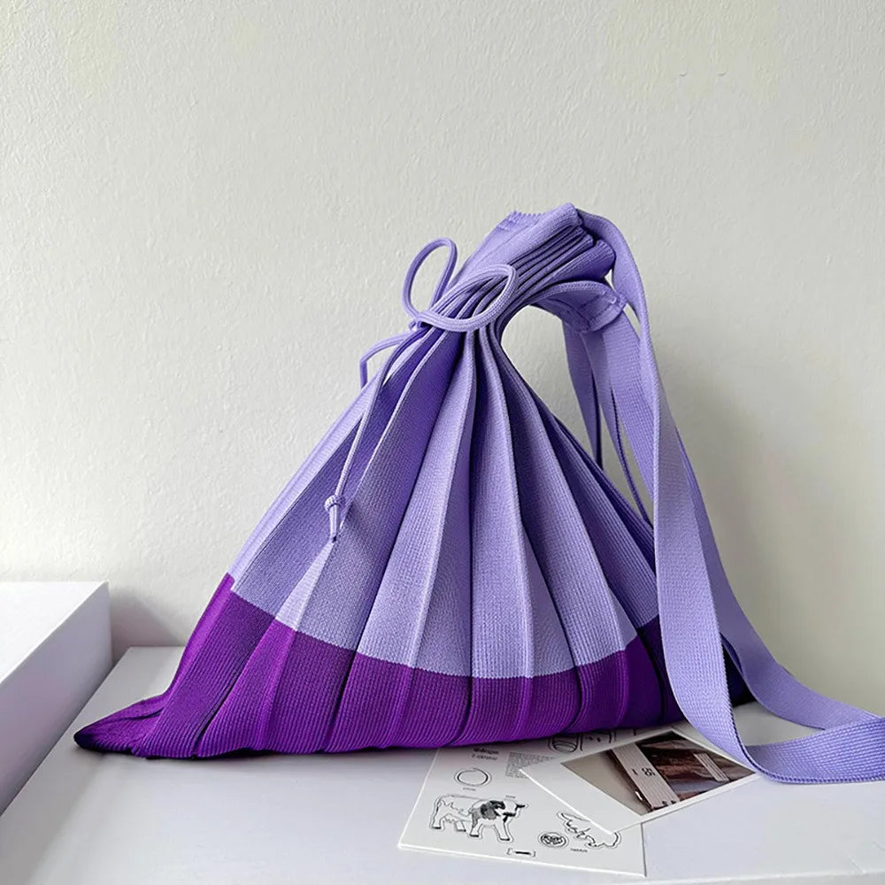 Kera Pleated Knit Bag