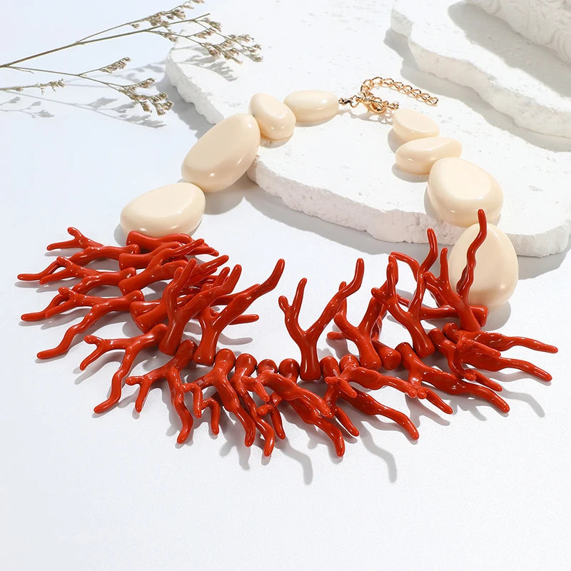 Cami Coral Necklace