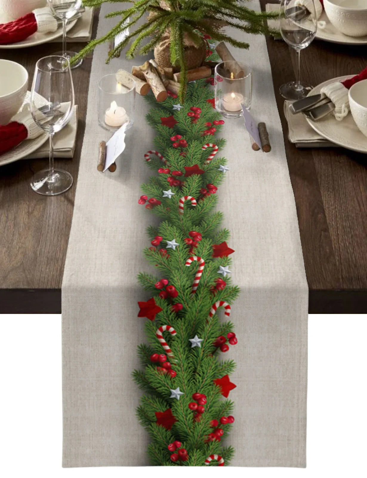Christmas Pine Table Runner