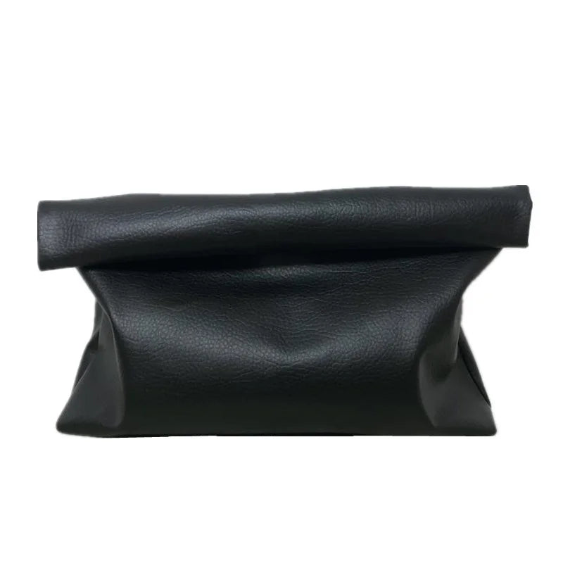 Brown Paper Bag Clutch