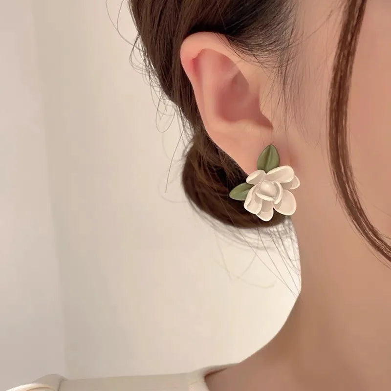 Grace Gardenia Earrings