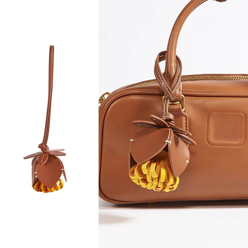 Lux Pom Pom Flower Charm