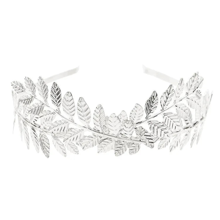 Greek Goddess Gold Leaf Tiara
