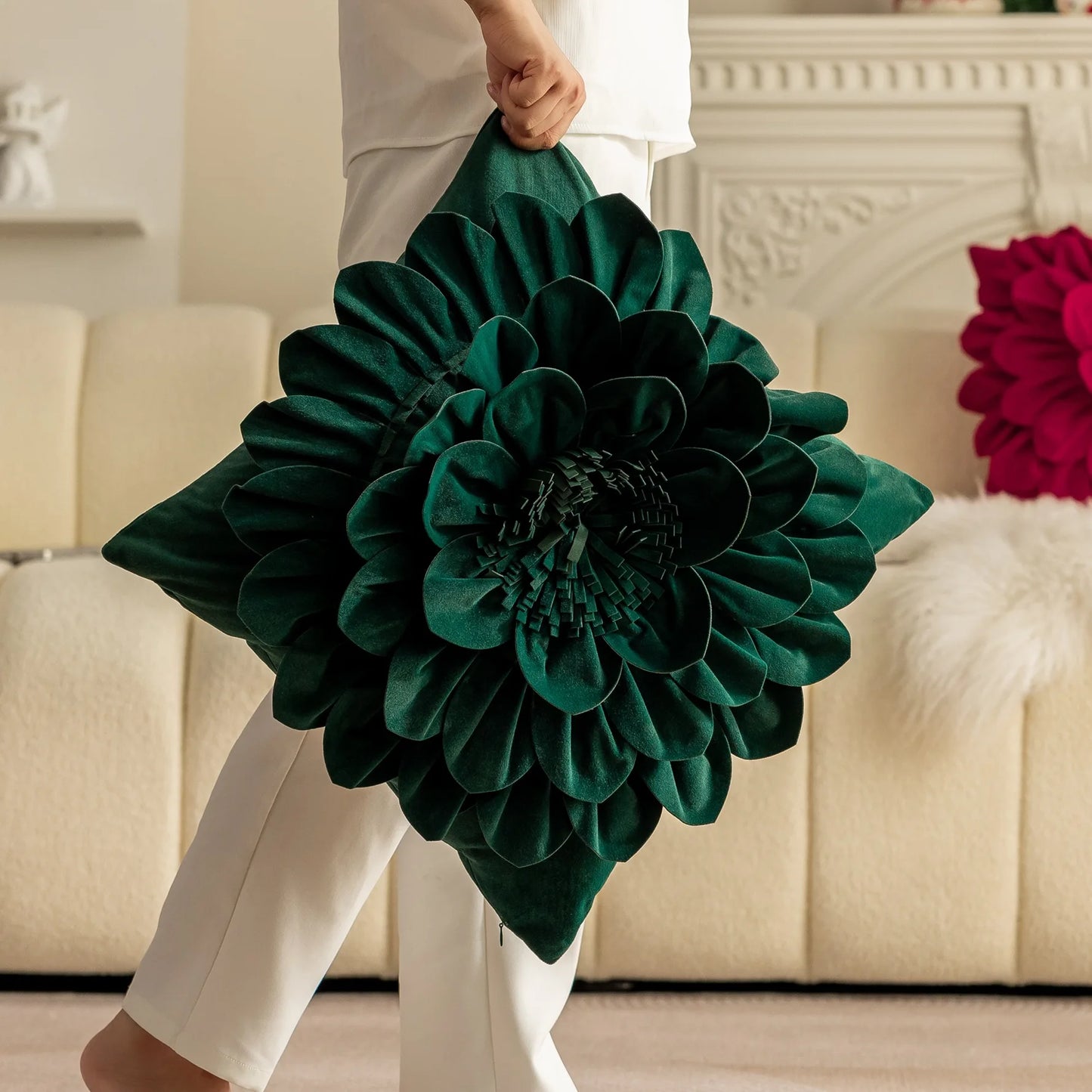 Dahlia Cushion Cover