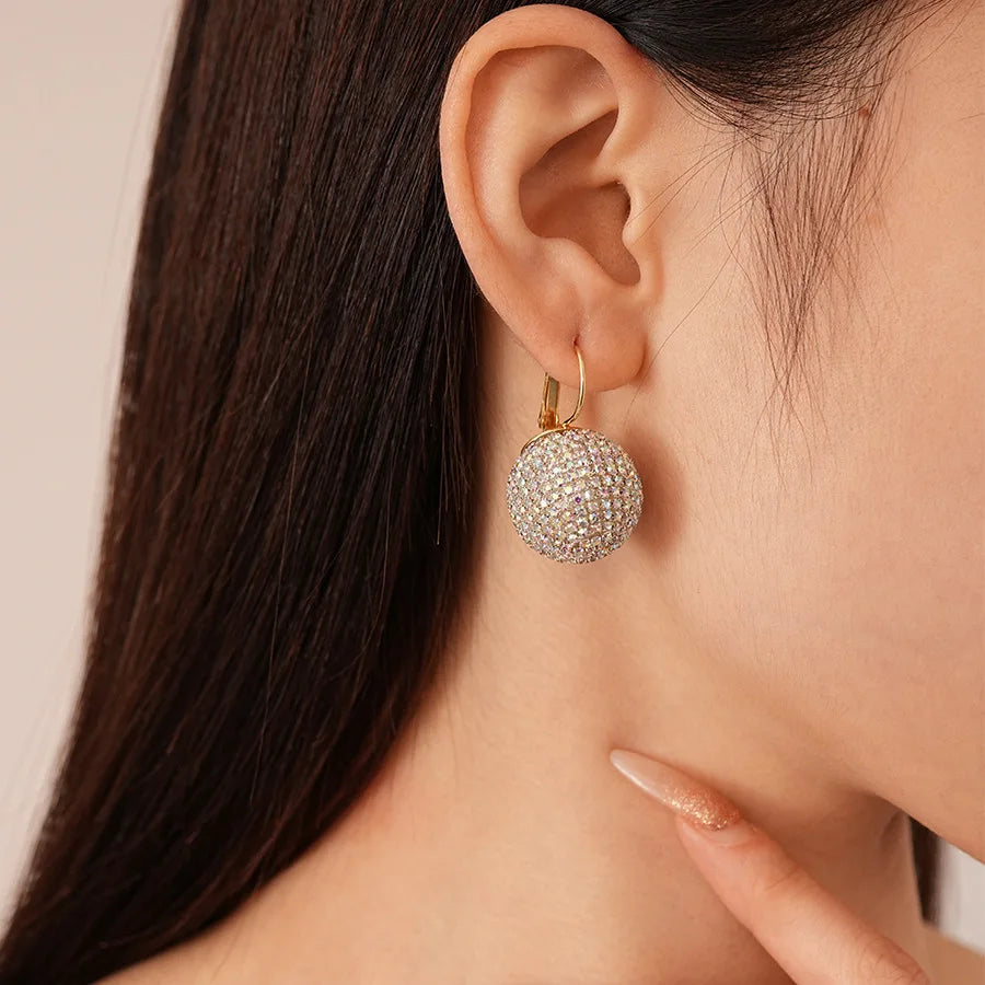Lara Lux Sphere Earrings
