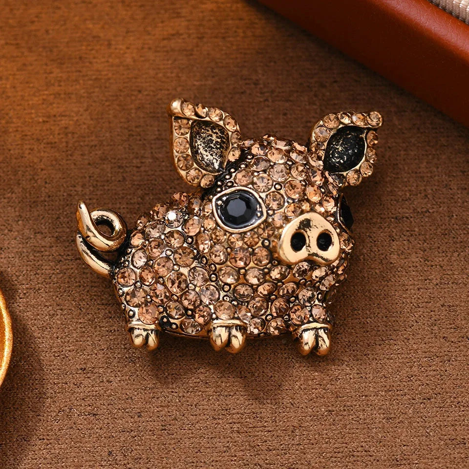 This Little Piggy Brooch