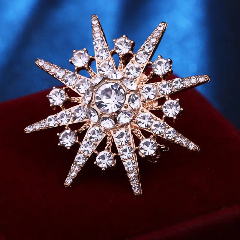 Starr Snowflake Brooch
