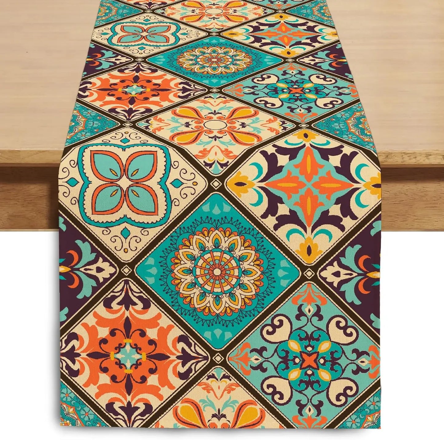 Miki Vintage Boho Design Table Runner
