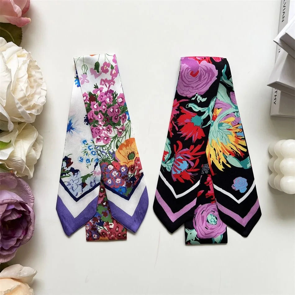 Lila Twill Scarf