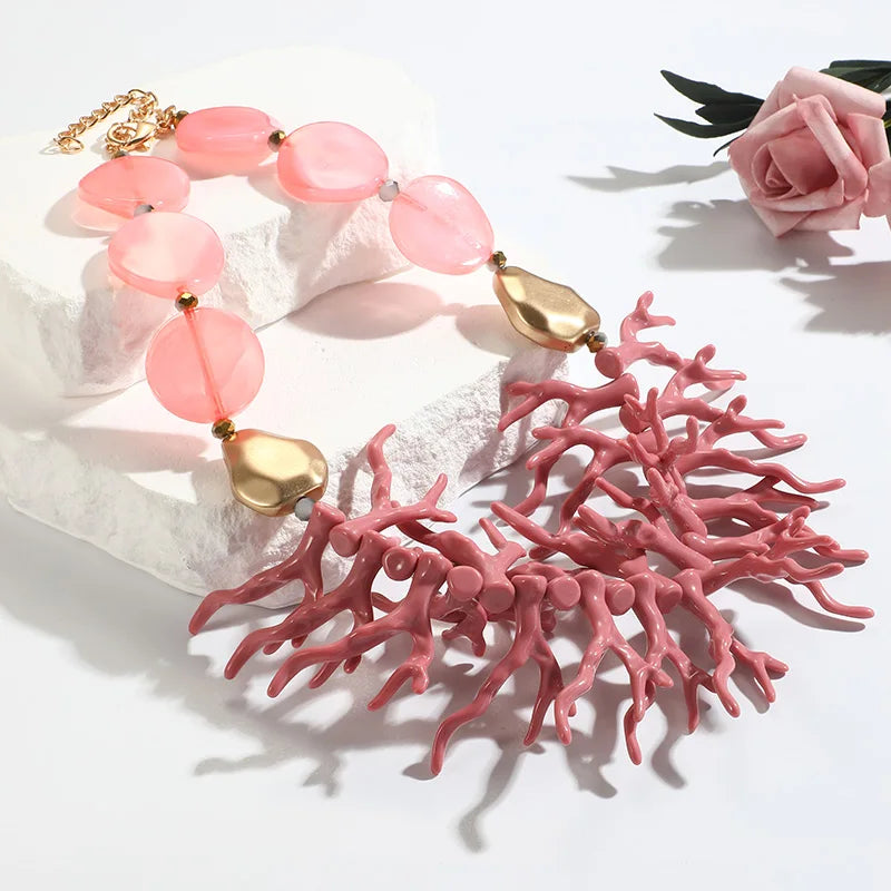 Cami Coral Necklace