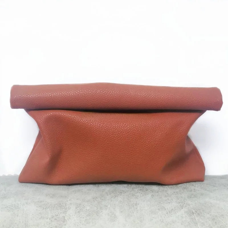 Brown Paper Bag Clutch
