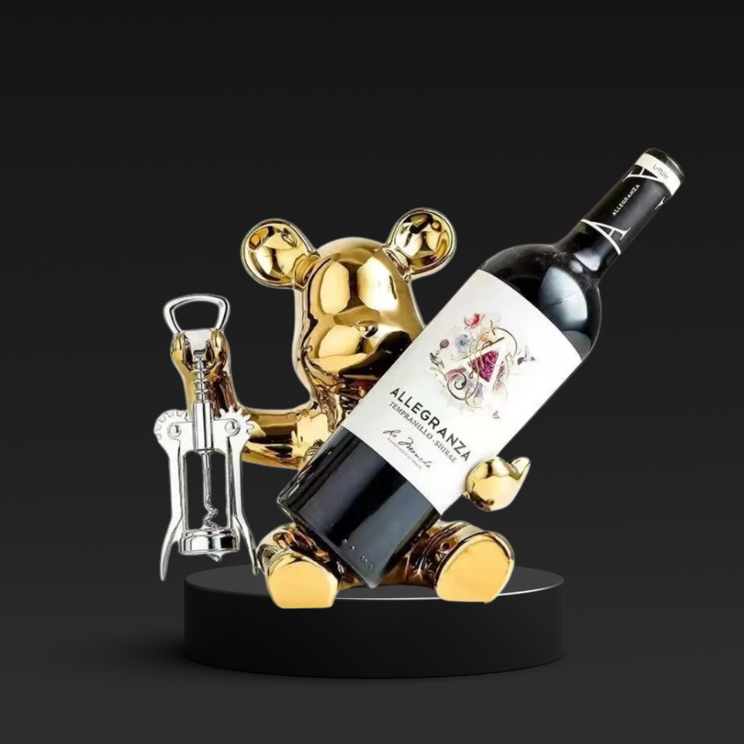 Teddy Bear Wine Bottle Holder