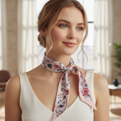Juliette Rose Twill Scarf