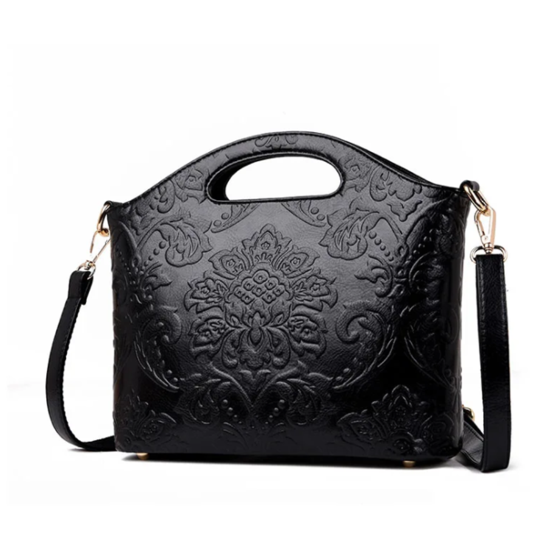 Suzy Wong – Embossed Vintage Leather Bag