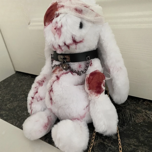 Gothic Bloody Bunny Lolita Cross Body Bag