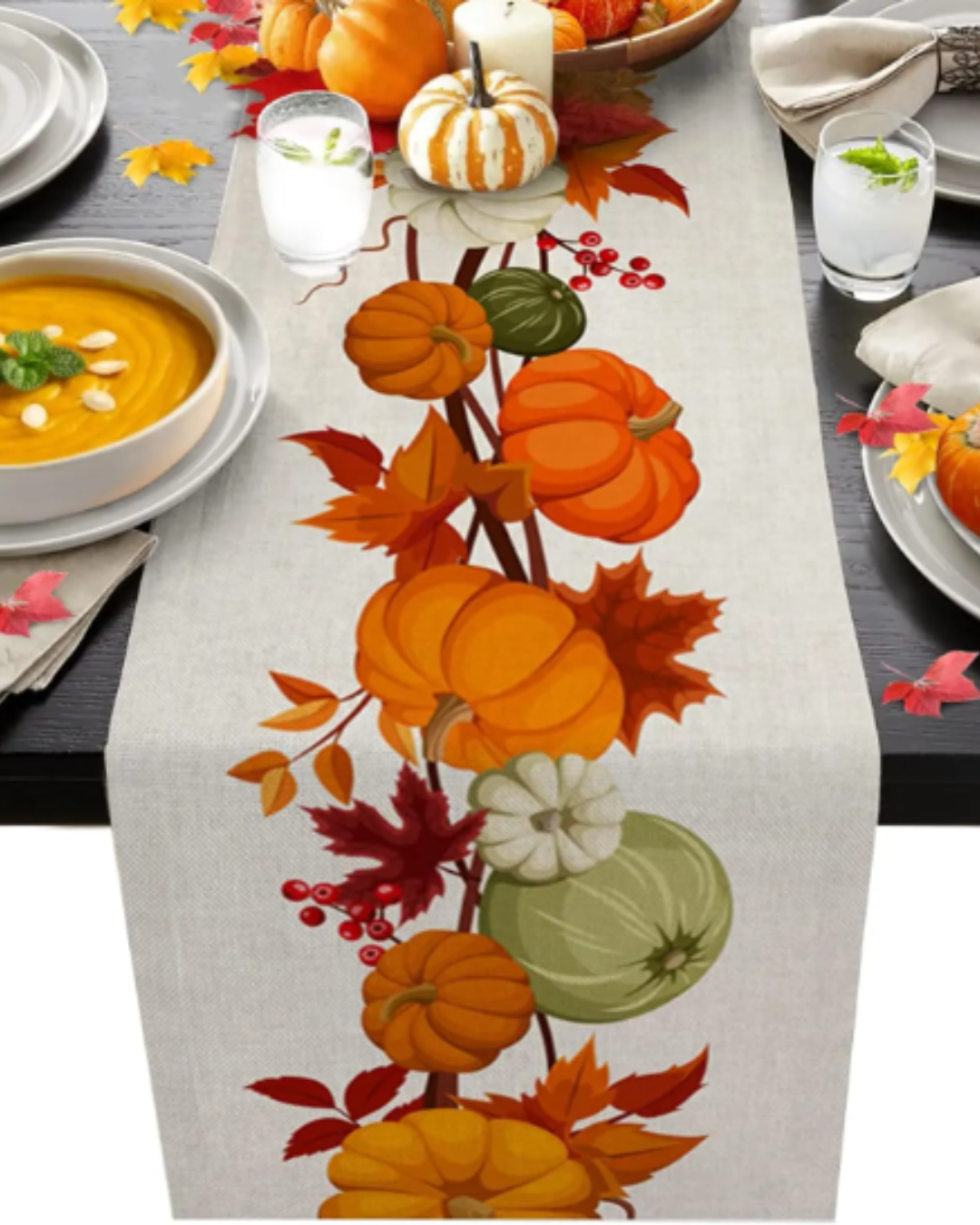 Fall Thanksgiving Table Runner