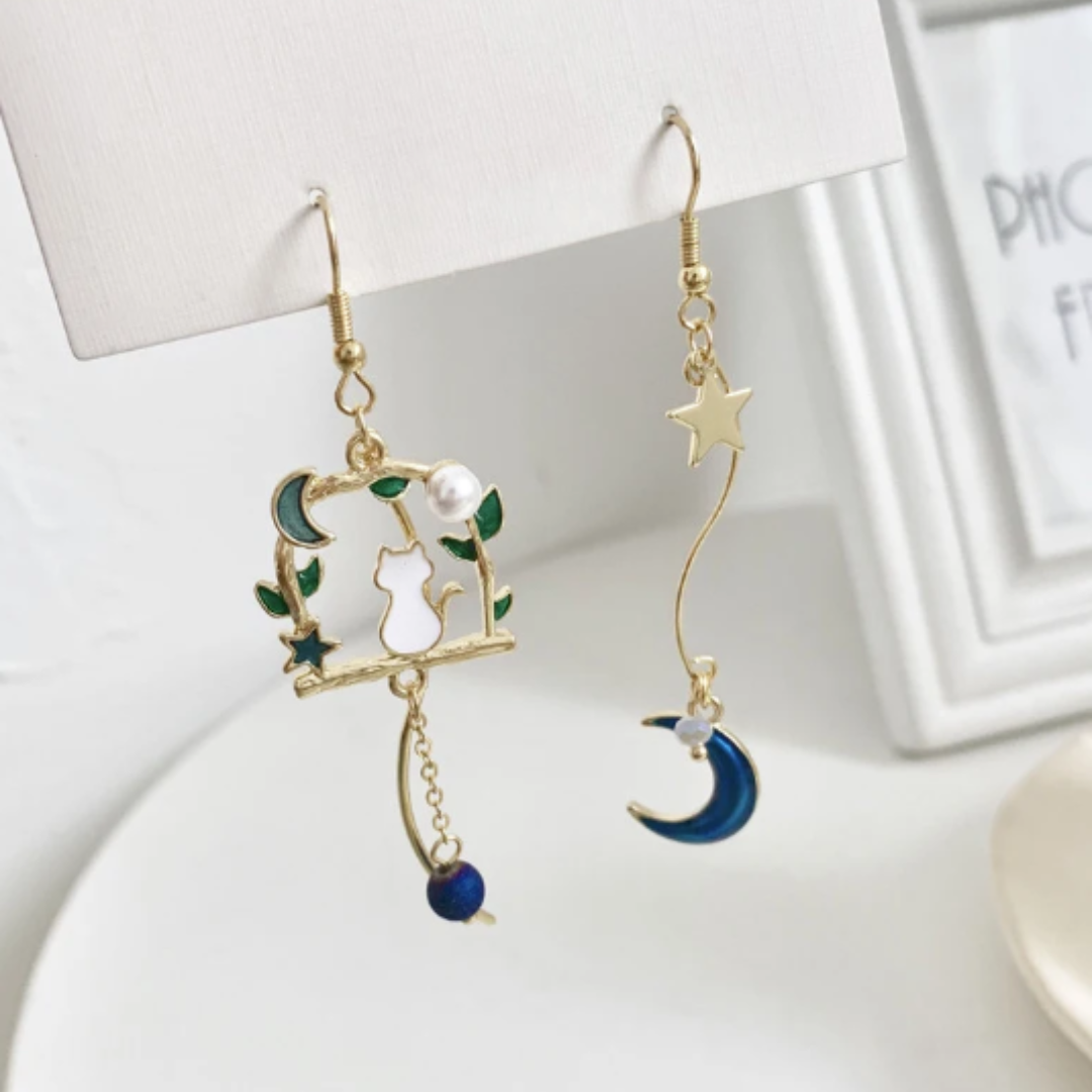 K-Style Cute Enamel Earrings