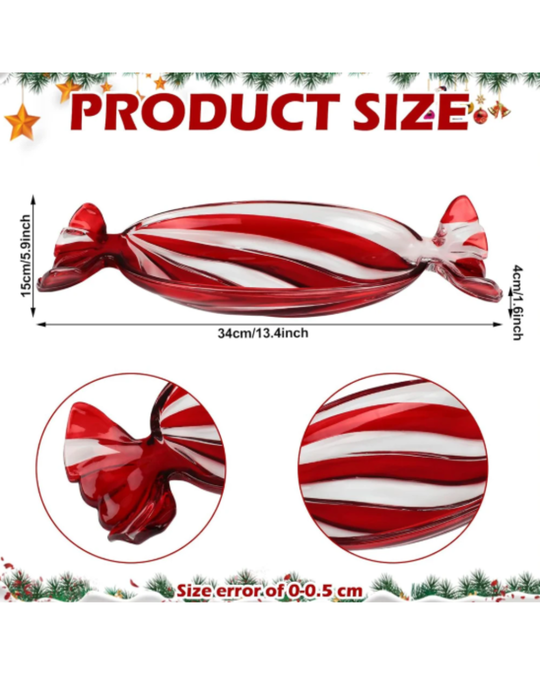 Peppermint Serving Platter