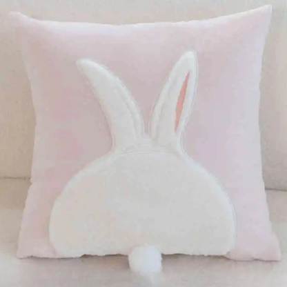 Pink Bunny Cushion Cover