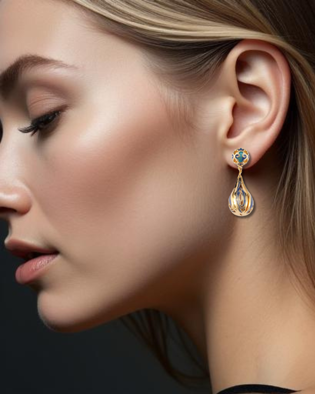 Ophelia Vintage Drop Earrings