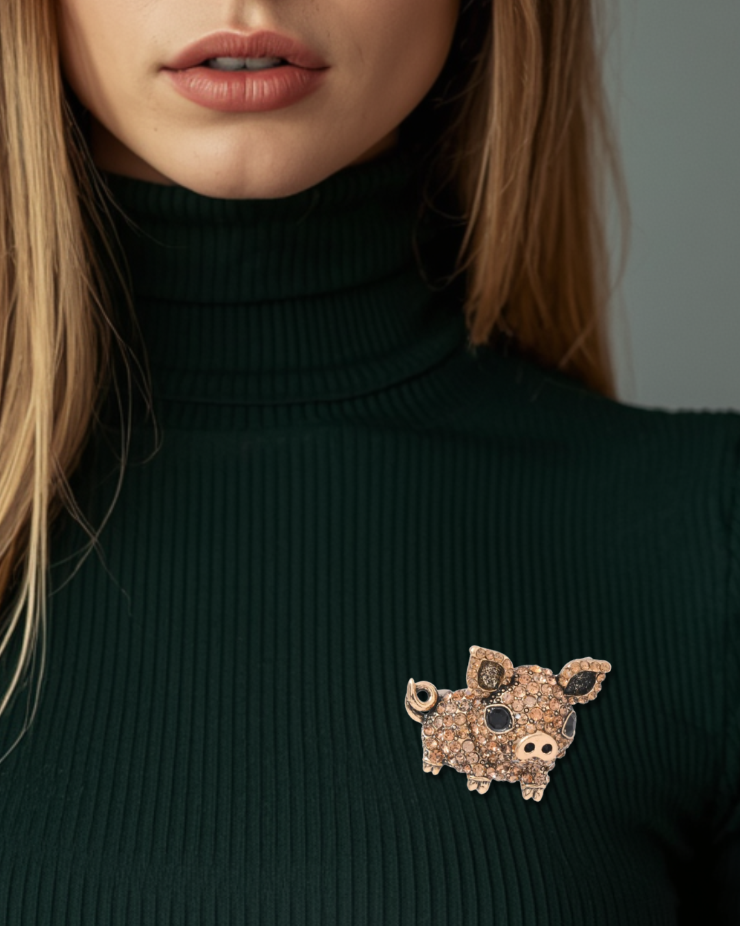 This Little Piggy Brooch