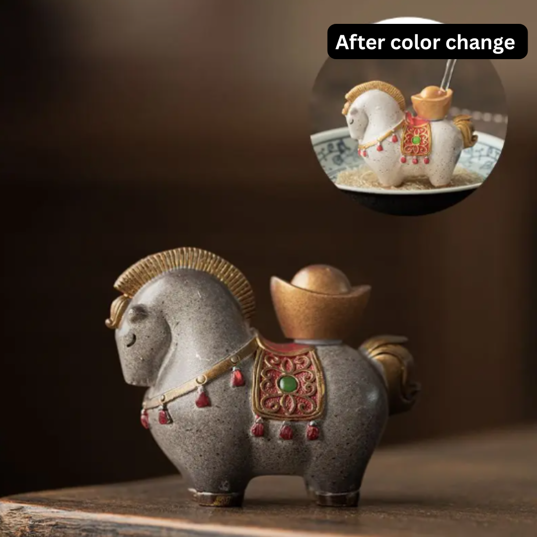 Color Changing Tea Pet - Prosperity Horse