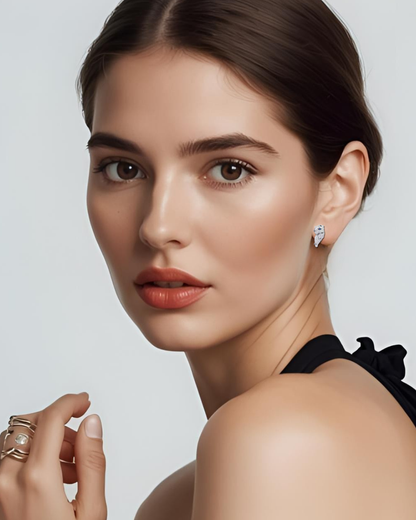 Leopard Cubs Loop Earrings