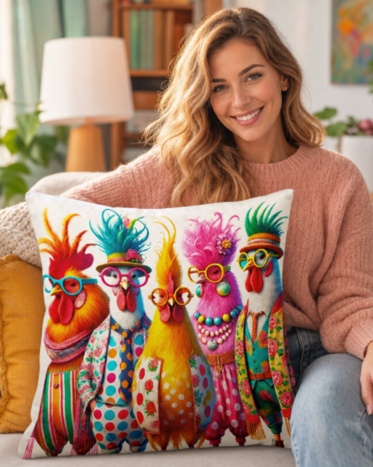 Bird Cage Cabaret Cushion Cover