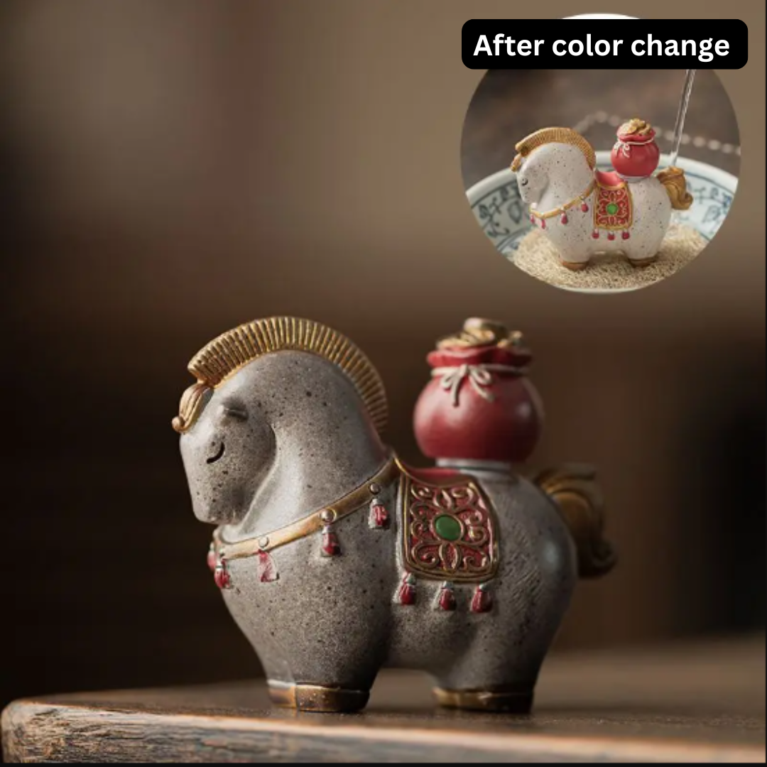 Color Changing Tea Pet - Prosperity Horse
