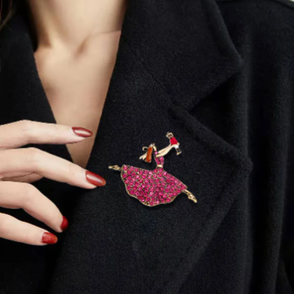 Elise Dancer Brooch