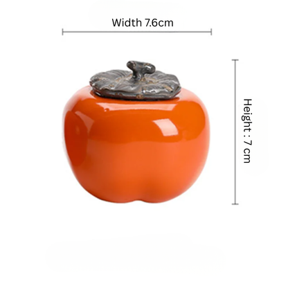 Persimmon  Tea Caddie