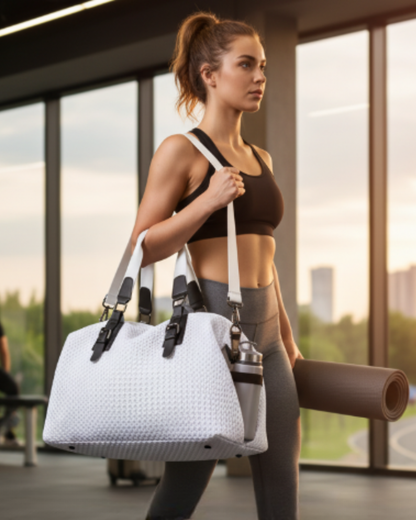 Ottii  Overnight Bag  (White)