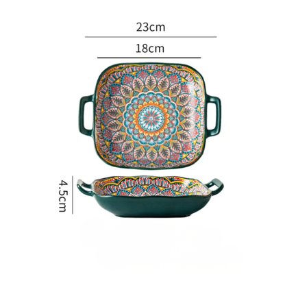 Bohemian 9inch Serving Dish