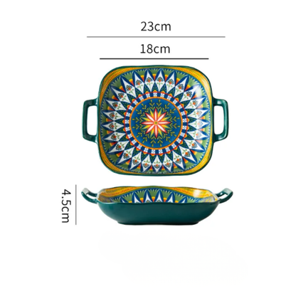 Bohemian 9inch Serving Dish