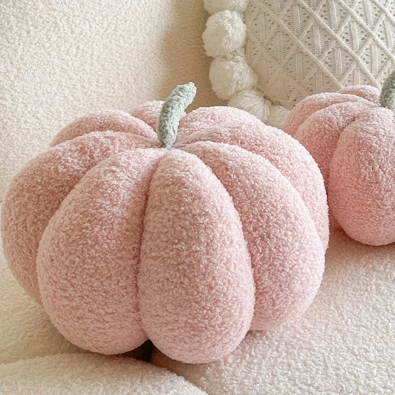 Pink Pumpkin Plush & Tulip Cushion Covers Collection