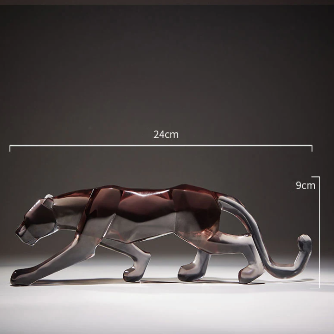 Sleek Panther Sculpture